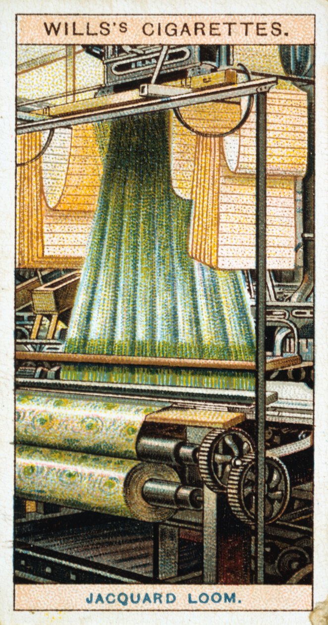 Jacquard-Webstuhl, 1915 von Unbekannt
