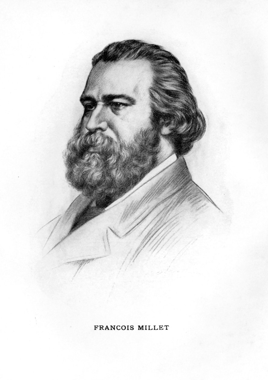Jean-François Millet, französischer Maler, 1912 von Unbekannt