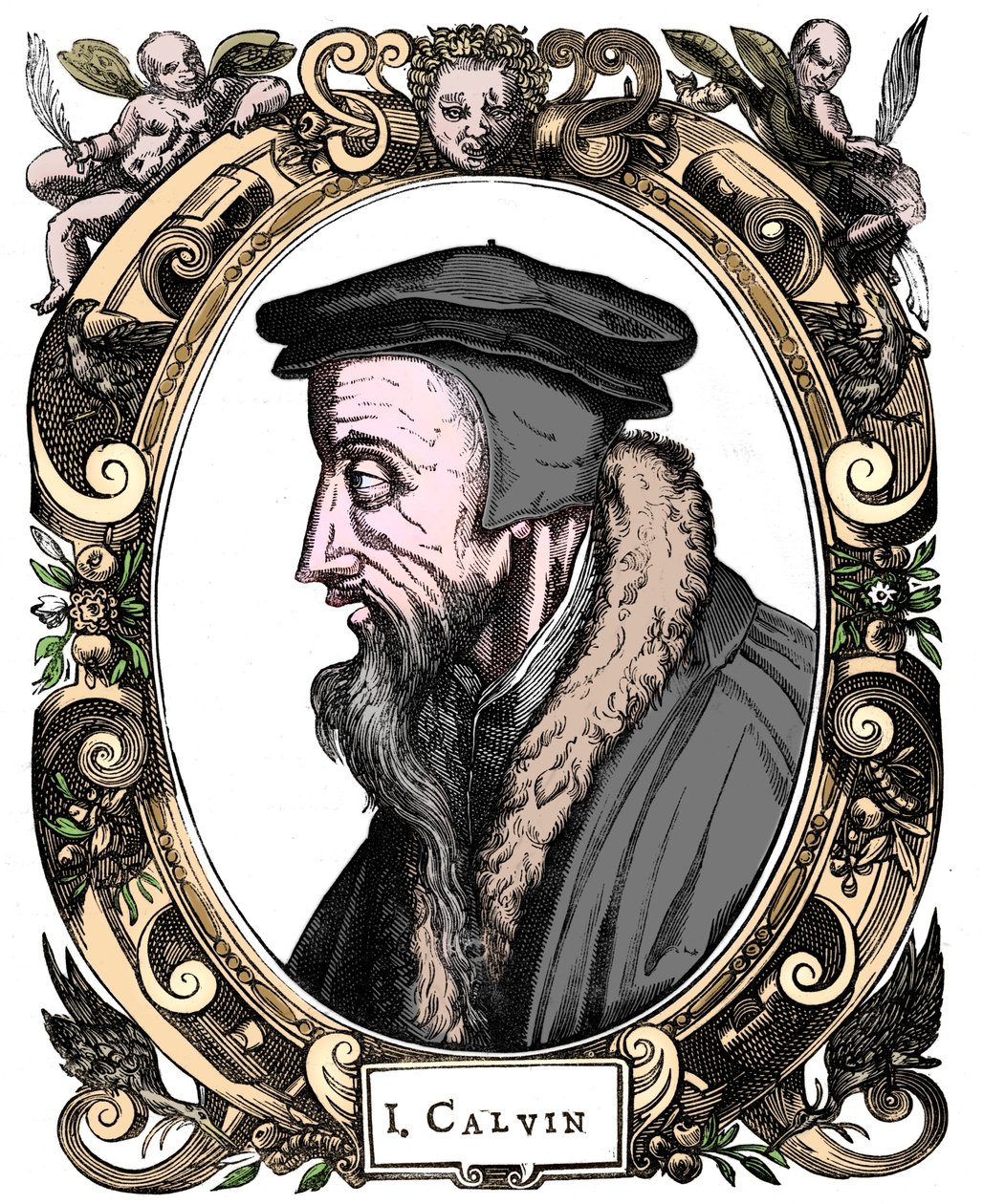 Jean Calvin, französischer Theologe von Unbekannt