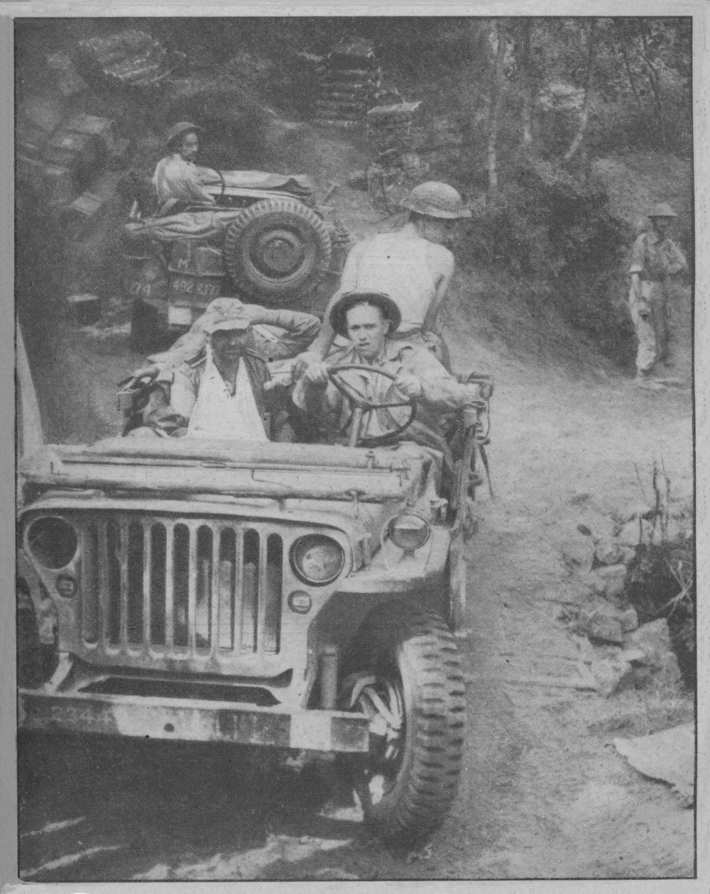 Jeep-umgebaute Ambulanz, 1943-44 von Unbekannt