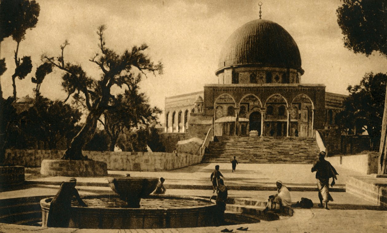 Jerusalem - Omar-Moschee, ca. 1918-ca. 1939 von Unbekannt