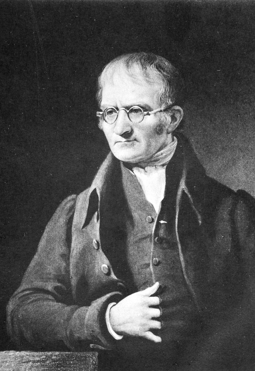John Dalton, englischer Chemiker, um 1834 von Unbekannt