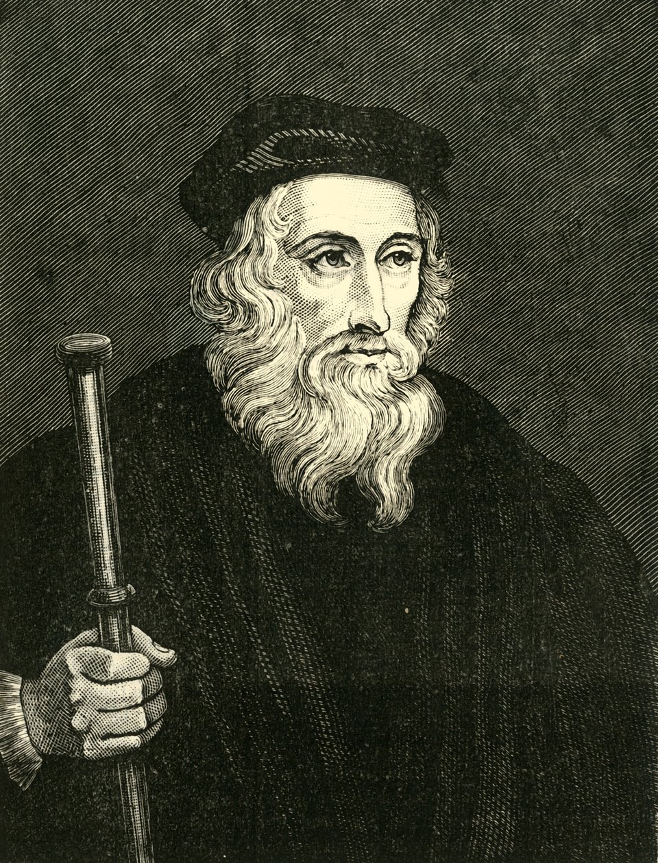 John Wyclif, 1320er-1384, 1890 von Unbekannt