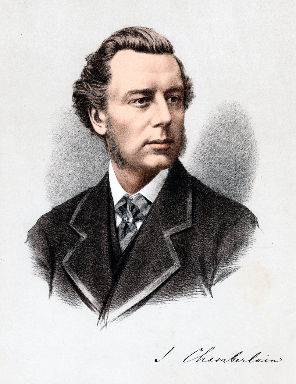 Joseph Chamberlain, britischer Politiker, um 1880 von Unbekannt