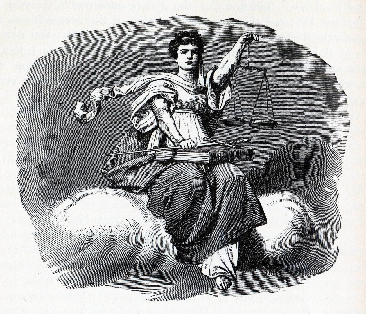 Gerechtigkeit, 1882 von Unbekannt