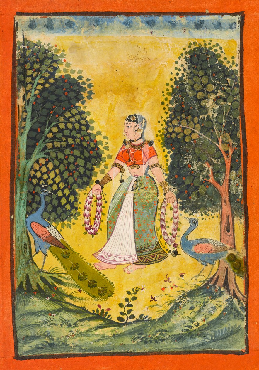 Kakubha Ragini, Folio aus einem Ragamala von Unbekannt