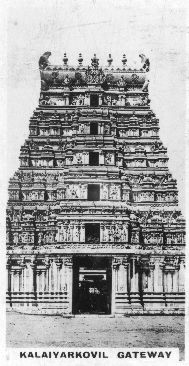 Kalaiyarkovil-Tor, Indien, ca. 1925 von Unbekannt