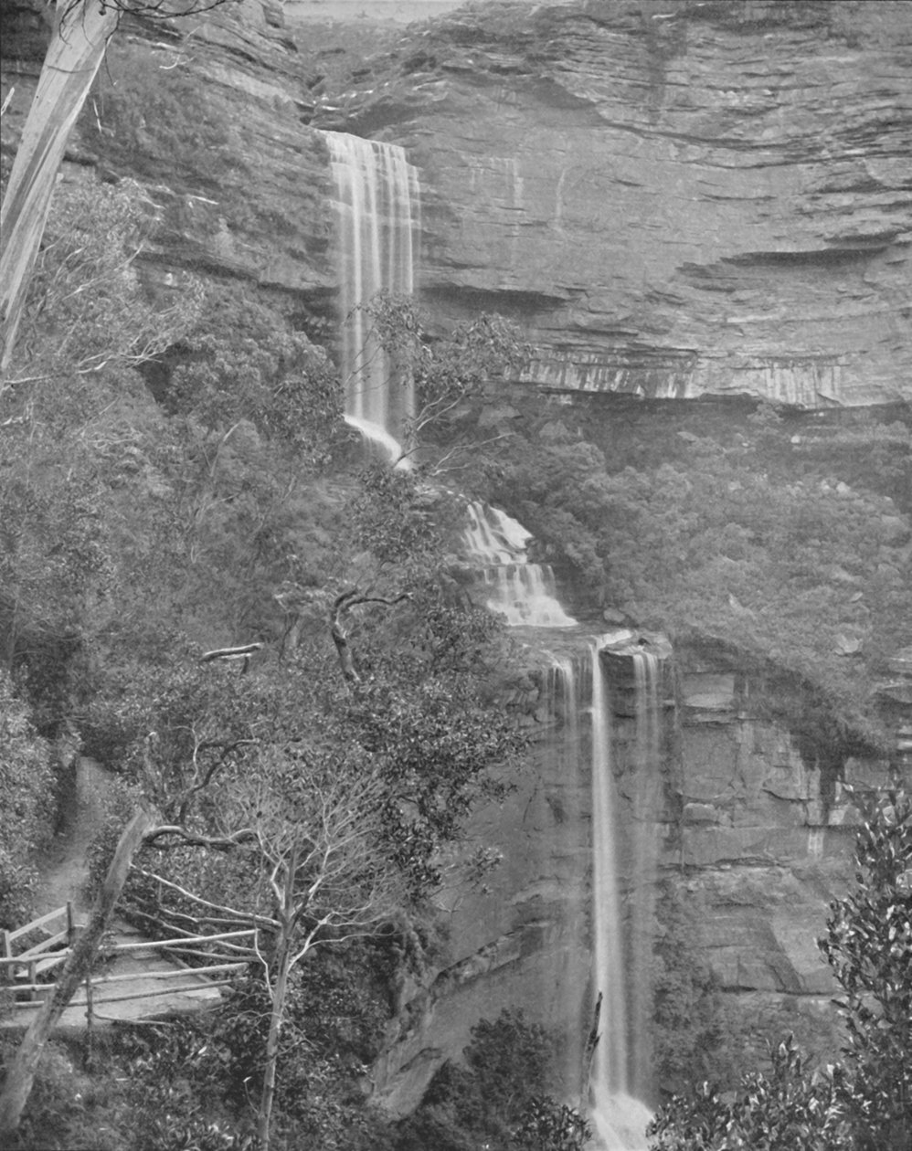 Katoomba Falls, 19. Jahrhundert von Unbekannt