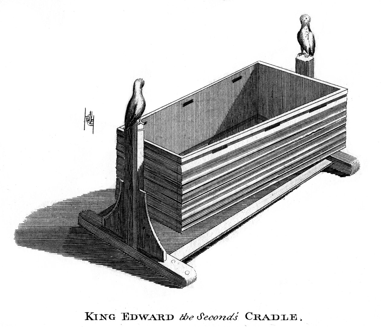 Wiege von König Edward II von Unbekannt