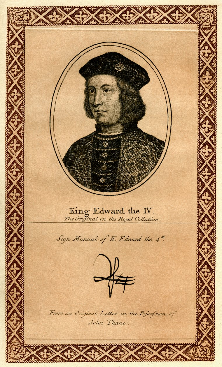 König Eduard IV. von England von Unbekannt