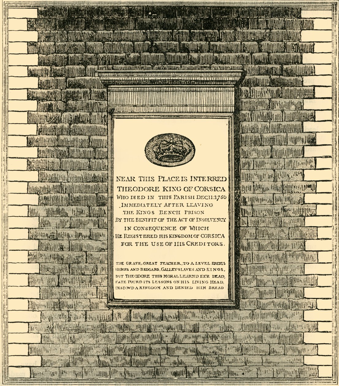 Denkmal von König Theodor, 1881 von Unbekannt