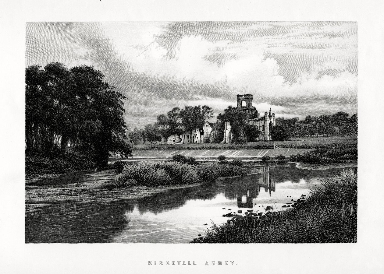 Kirkstall Abbey, Leeds, Yorkshire, 1896 von Unbekannt
