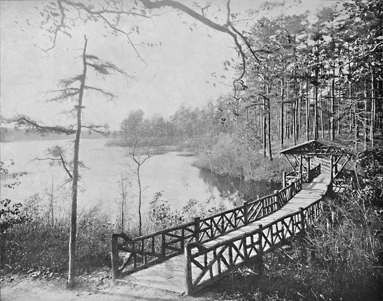 Kussbrücke, Lakewood, ca. 1897 von Unbekannt