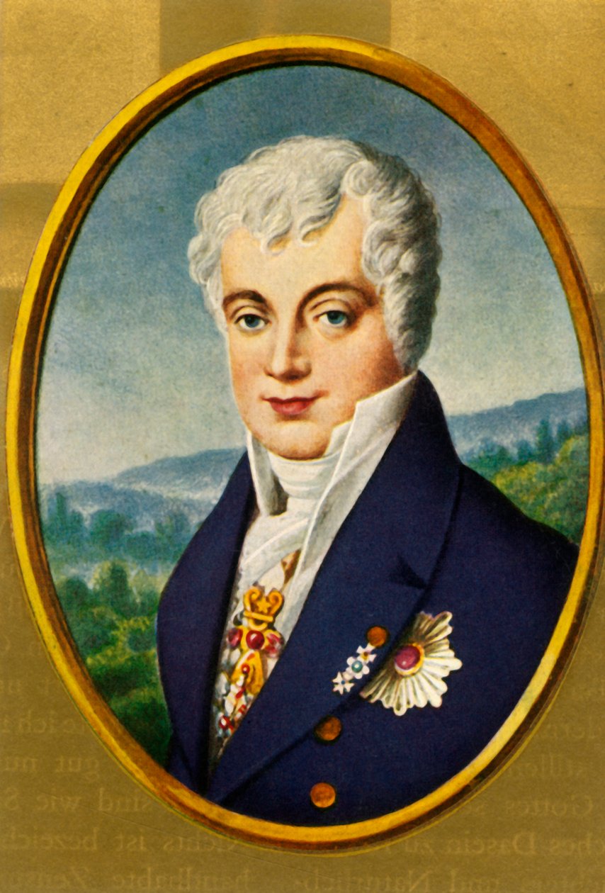 Klemens Lothar Wenzel Fürst von Metternich von Unbekannt