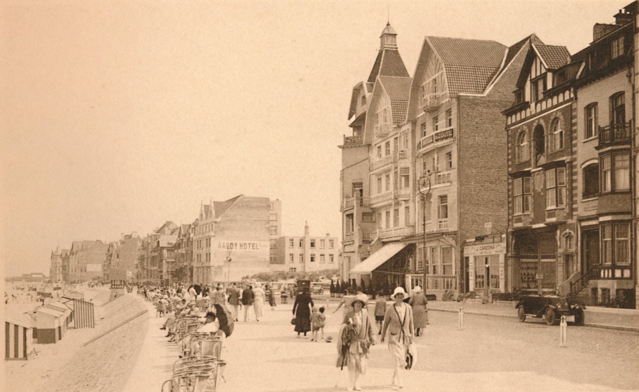 La Digue, Die Promenade, um 1900 von Unbekannt