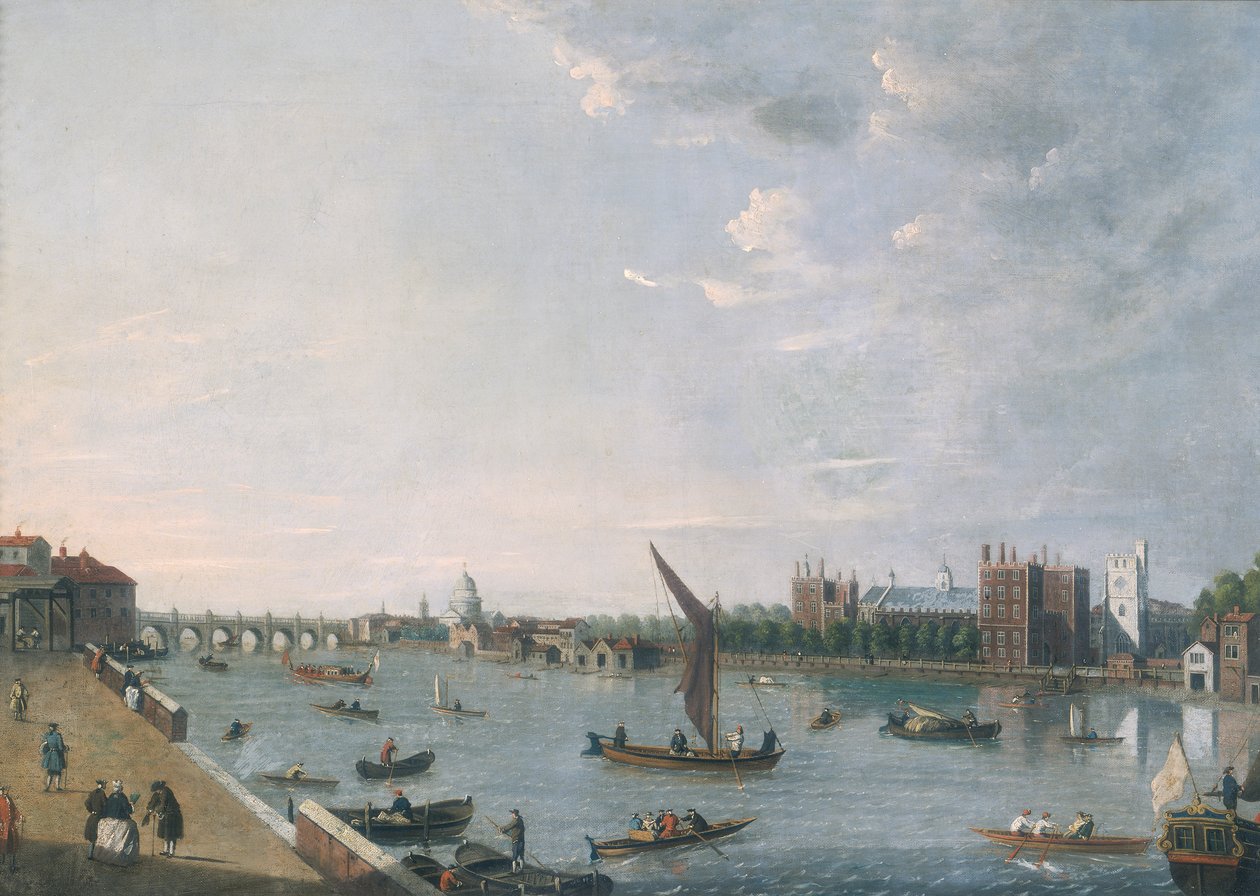 Lambeth Palace vom Horseferry von Unbekannt