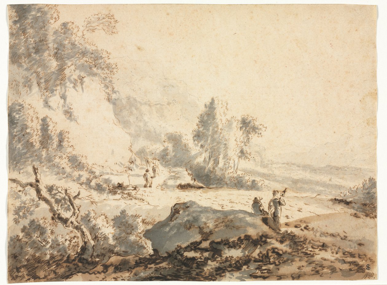 Landschaft, 18. Jahrhundert von Unbekannt