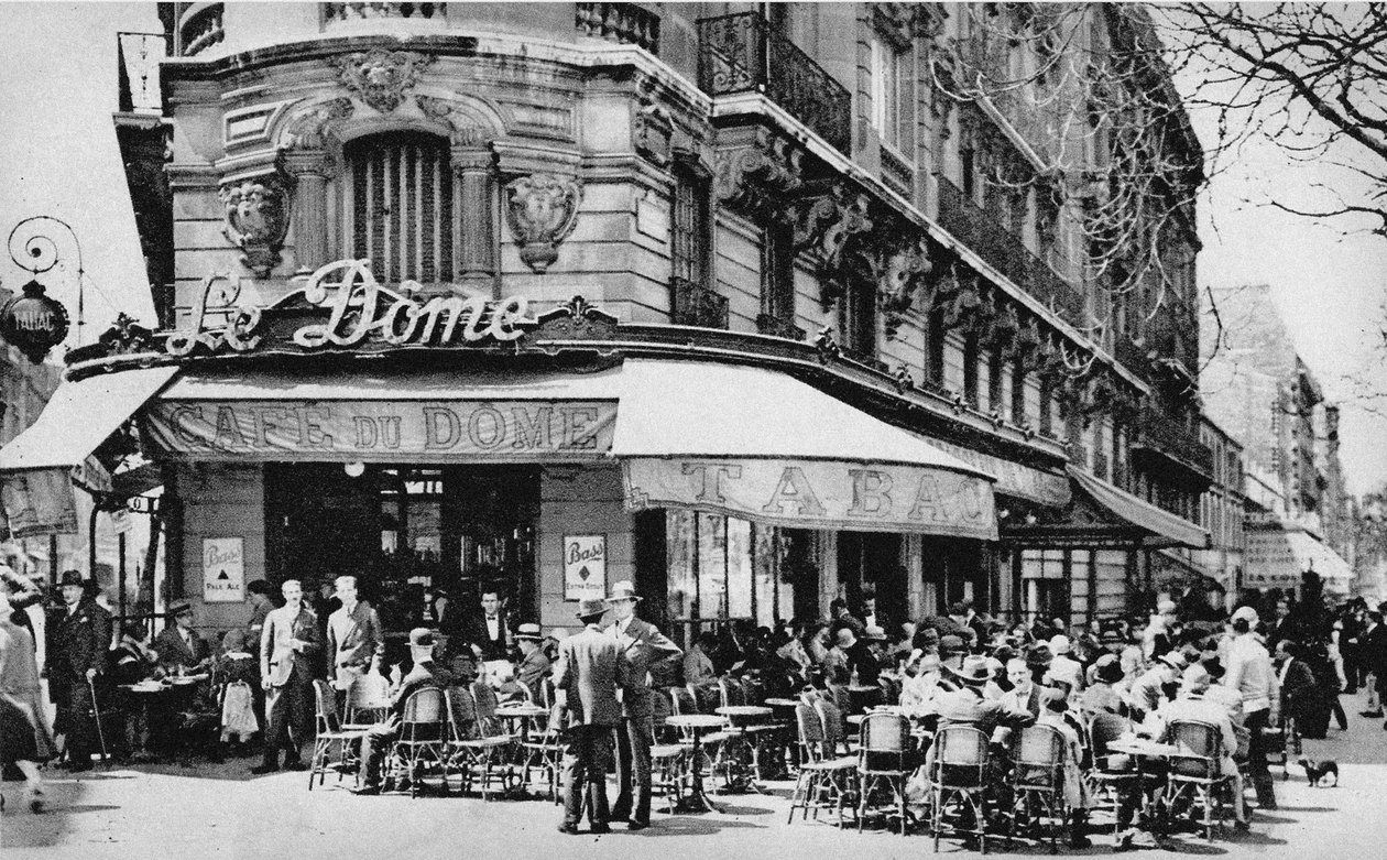 Le Dôme, Boulevard du Montparnasse von Unbekannt