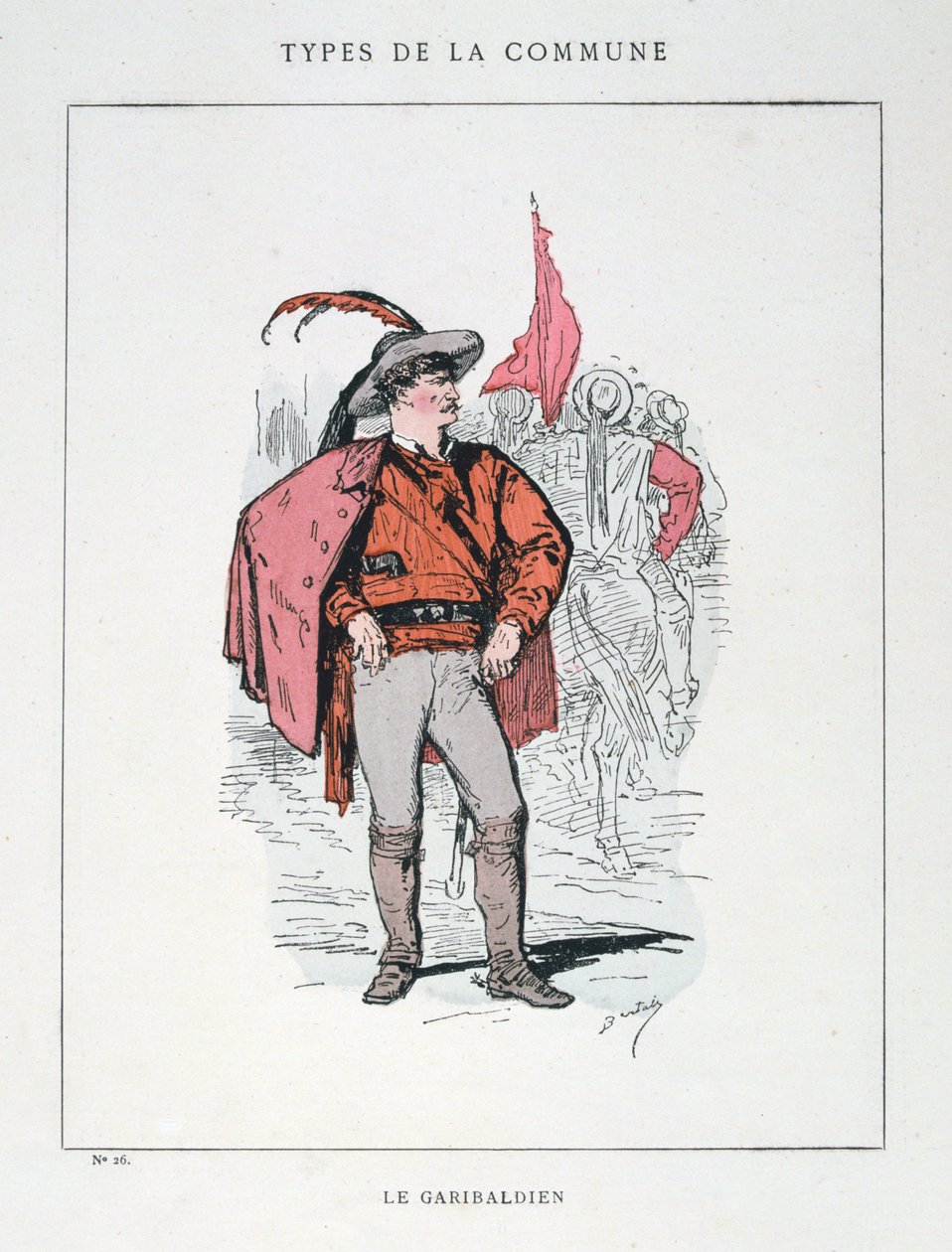 Le Garibaldien, Pariser Kommune, 1871 von Unbekannt