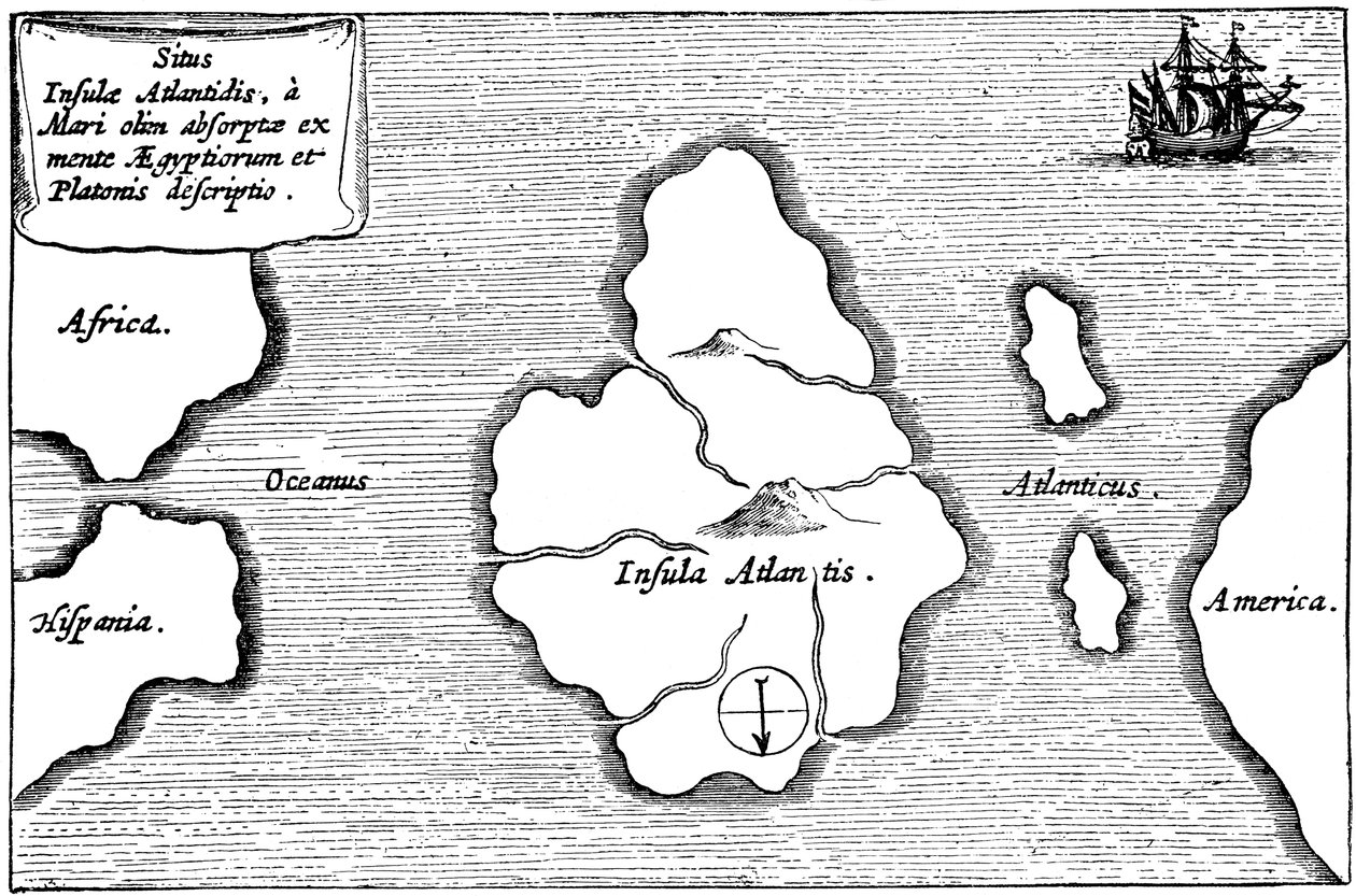 Legendäre Insel Atlantis von Unbekannt