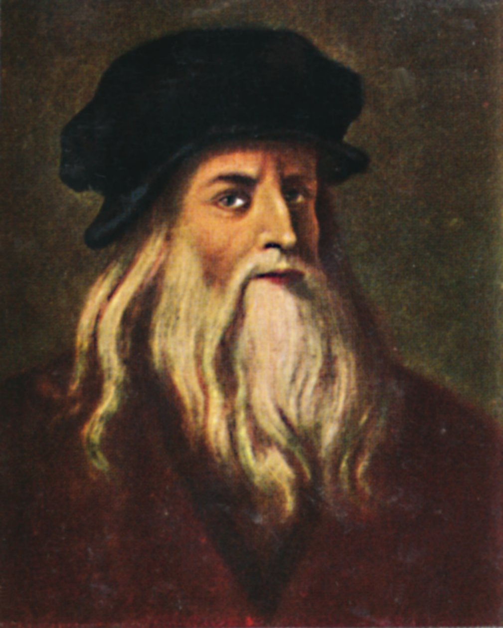 Leonardo da Vinci 1452-1519. - Selbstbildnis, 1934 von Unbekannt