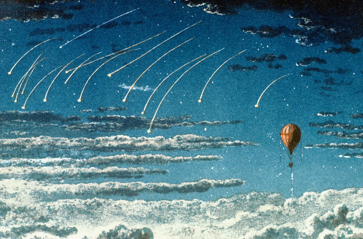 Leoniden-Meteorschauer, 1870 von Unbekannt