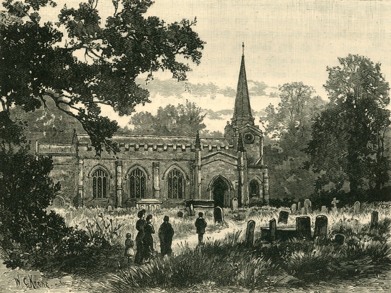 Lexden Kirche, 1898 von Unbekannt