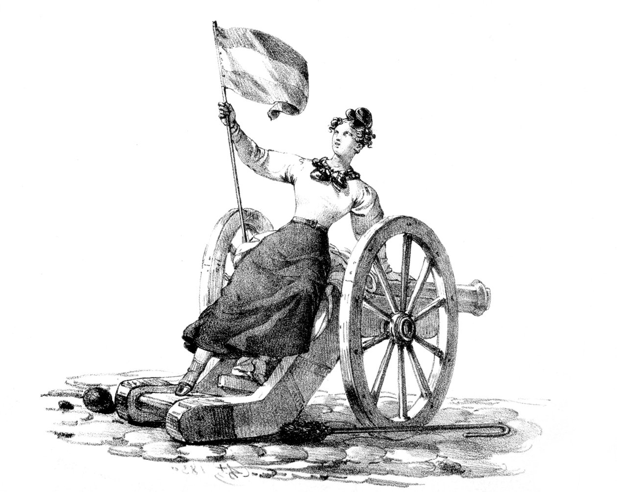 Freiheit, Revolution vom 27.-29. Juli 1830, Paris von Unbekannt