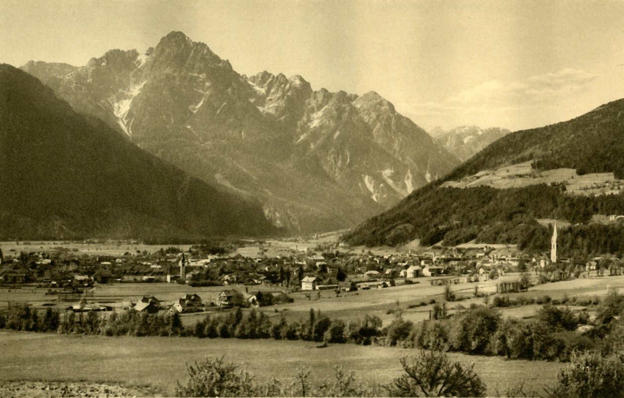 Lienz und der Spitzkofel, Tirol, Österreich, um 1935 von Unbekannt
