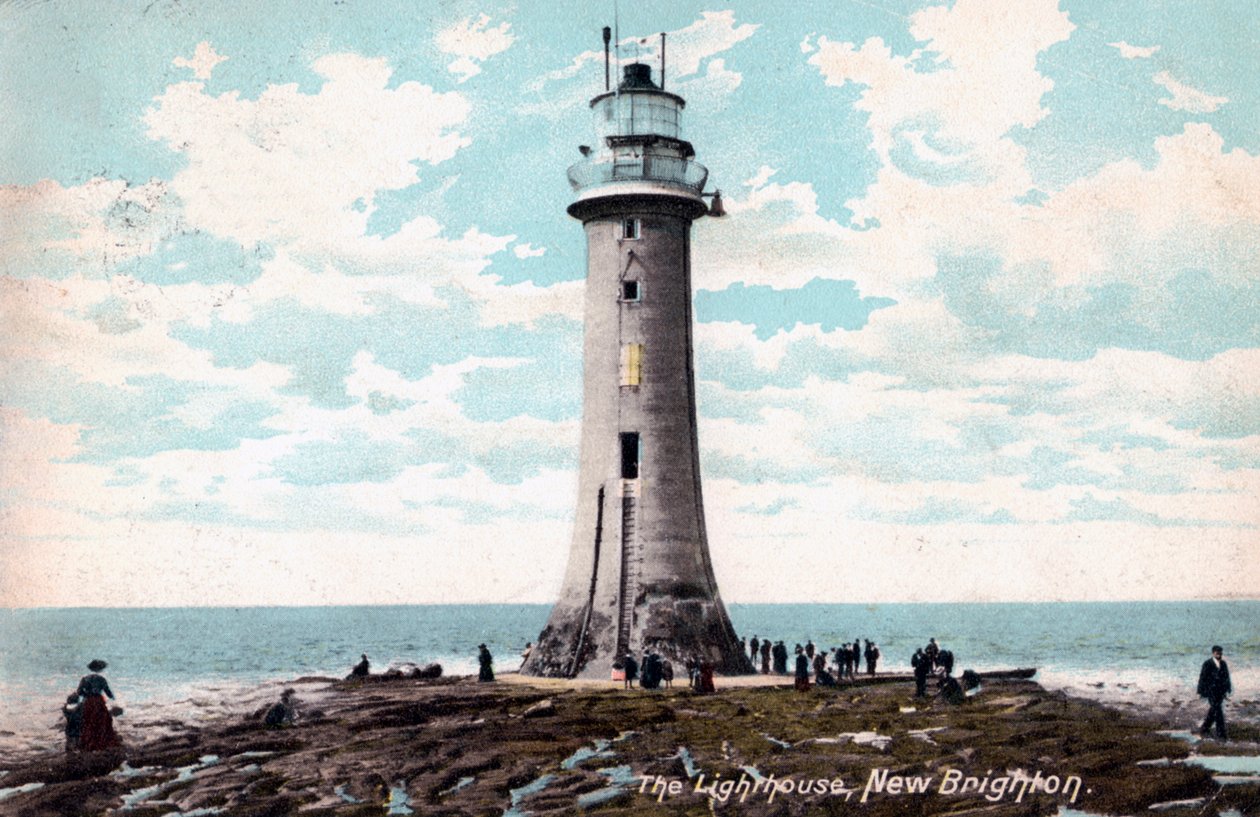 Leuchtturm in New Brighton, Wirral, Merseyside, 1904 von Unbekannt
