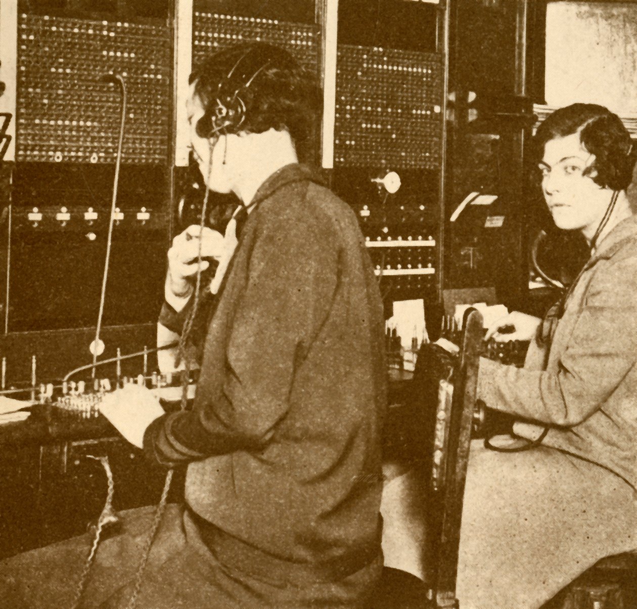 London-New York Telefonservice, ca. 1930 von Unbekannt
