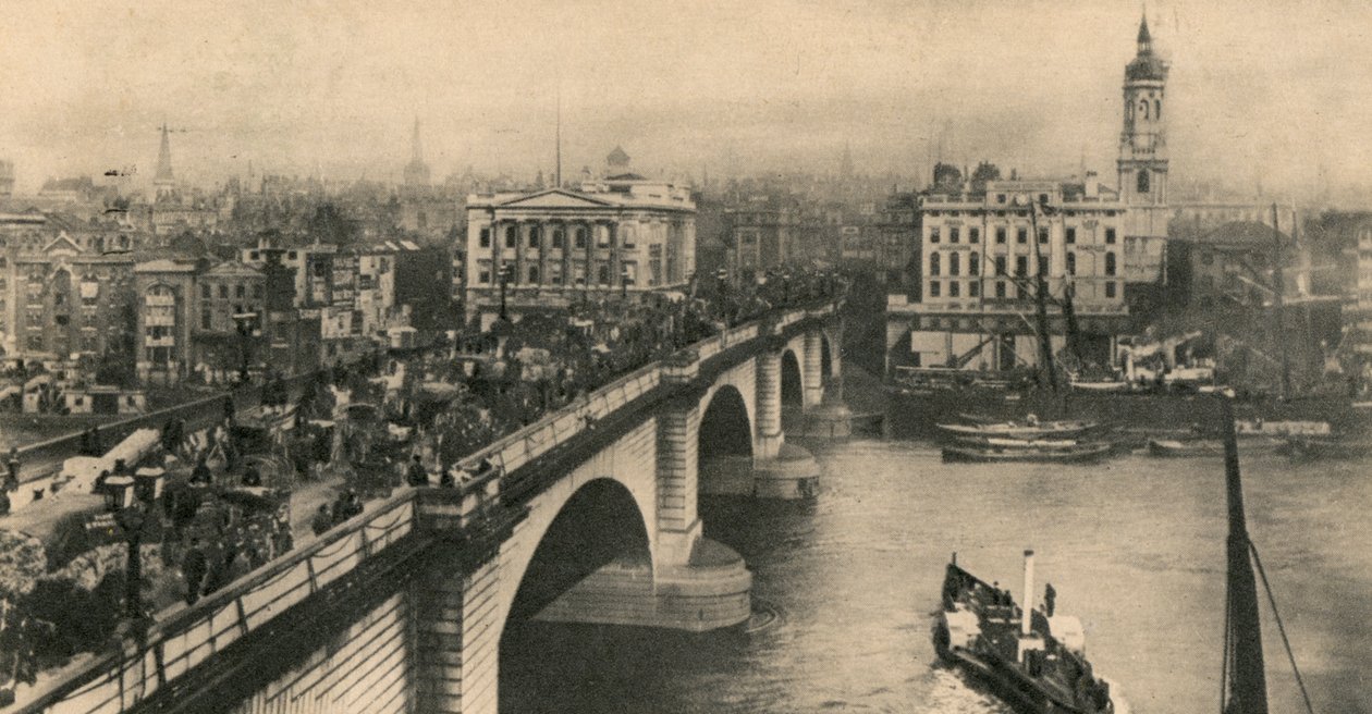London Bridge, um 1906 von Unbekannt