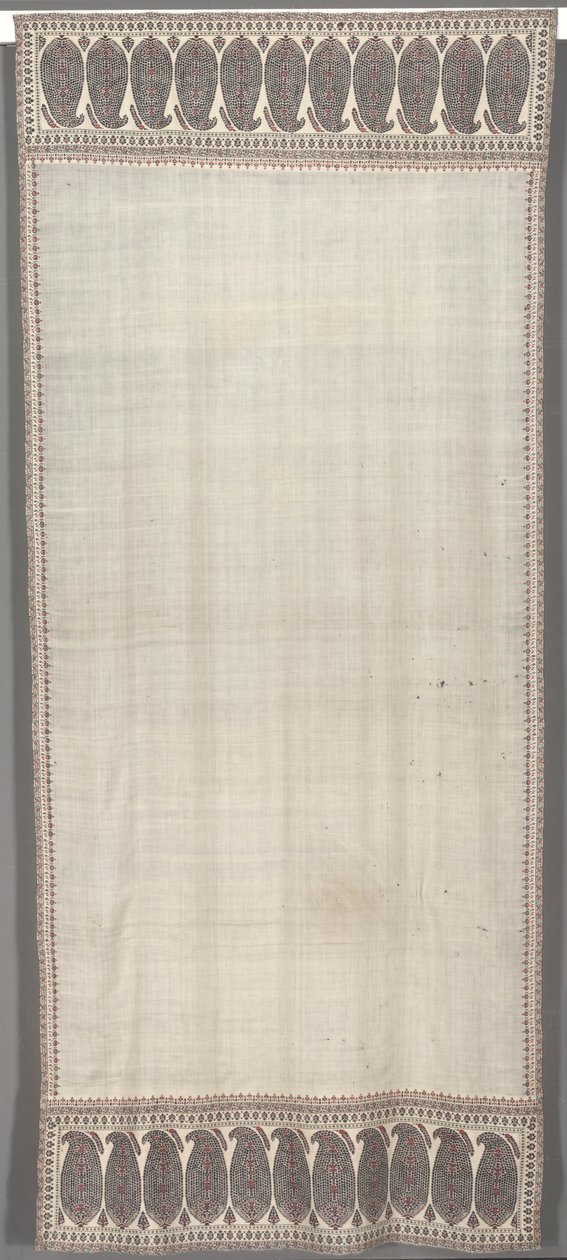 Langer Schal, um 1812 von Unbekannt