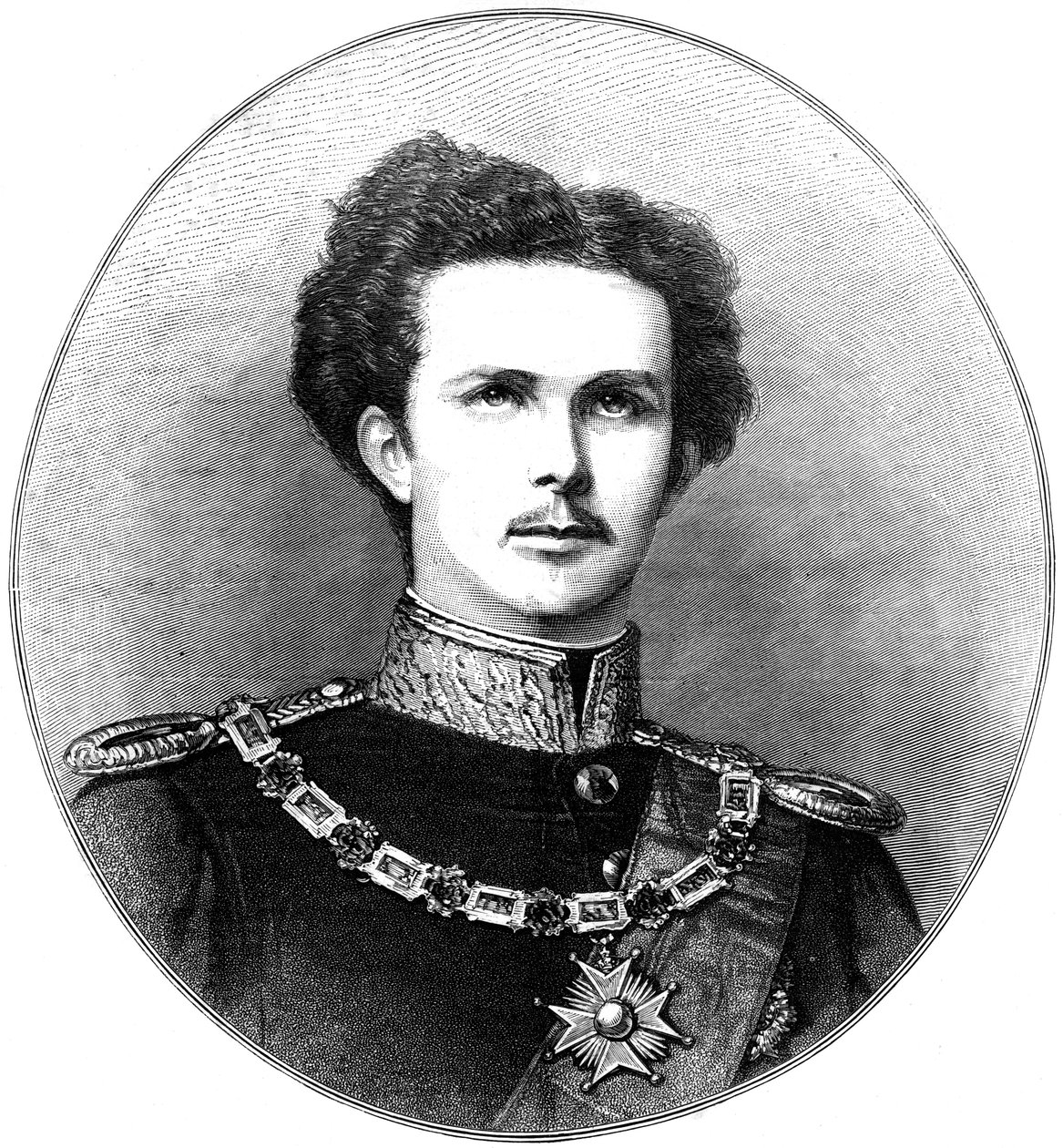 Ludwig II., König der Bayern, 19. Jahrhundert von Unbekannt