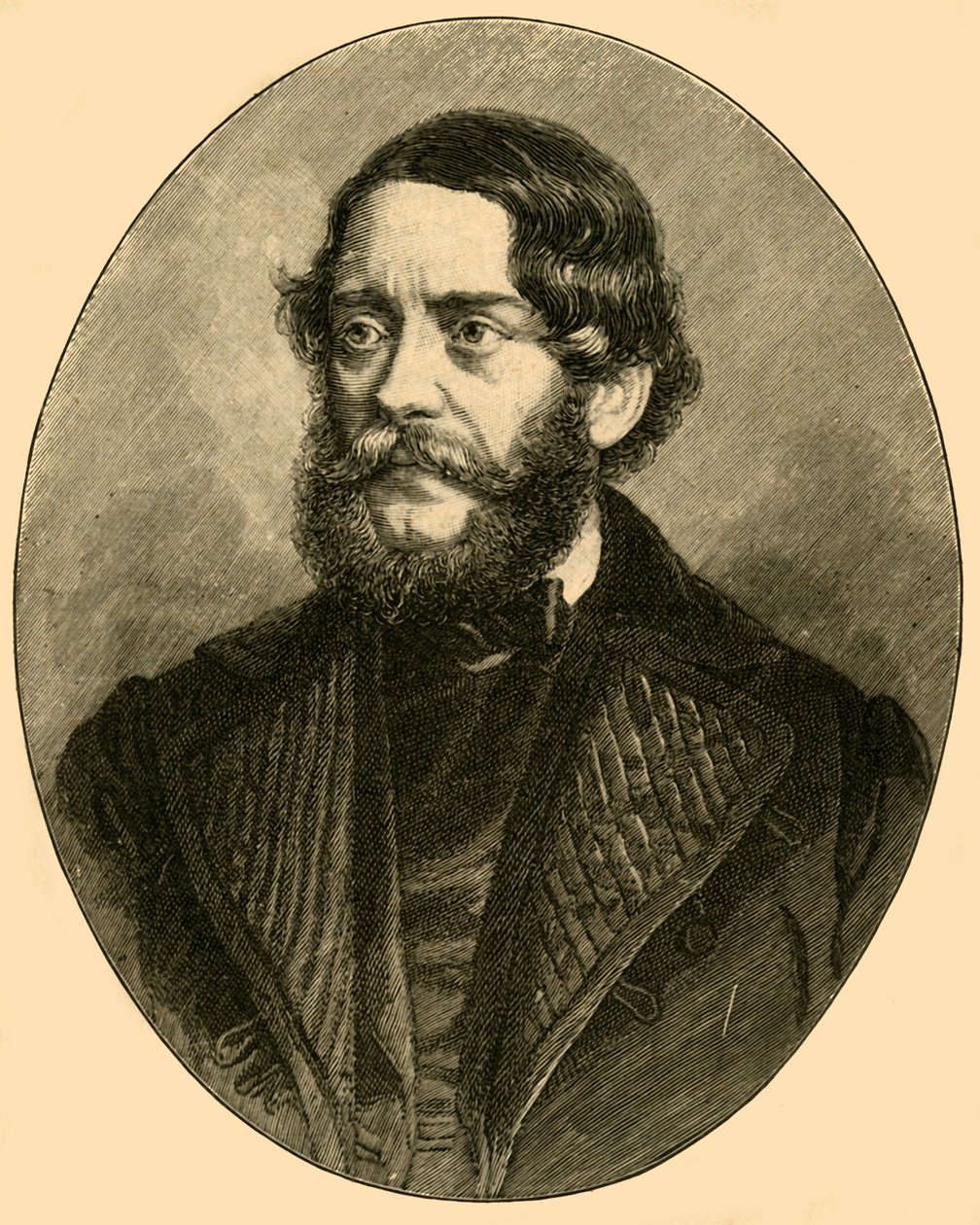 Louis Kossuth, ungarischer Anwalt und Politiker, um 1850er Jahre von Unbekannt