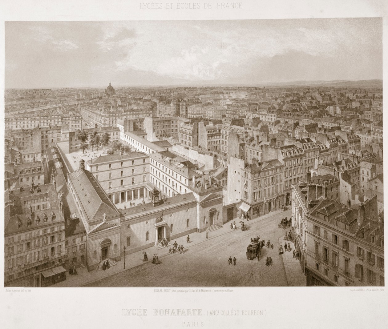 Lycée Bonaparte, Paris, 1867 von Unbekannt