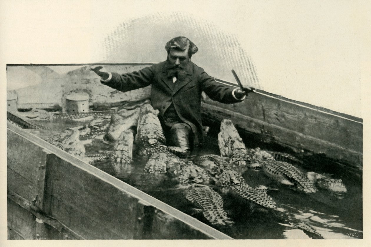 M. Pernelet und seine Haustiere, 1902 von Unbekannt