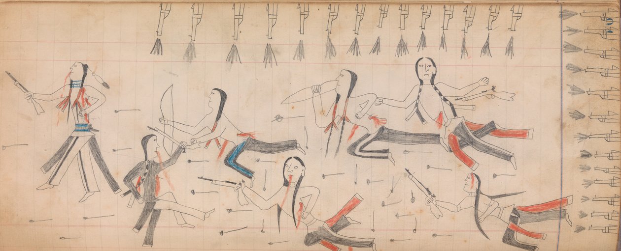 Maffet Ledger: Zeichnung, ca. 1874-81 von Unbekannt