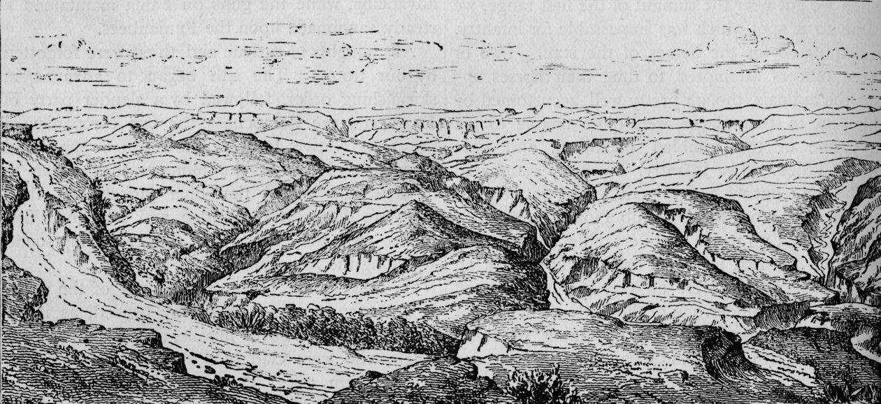 Magdala und das Tal des Bashilo, ca. 1880 von Unbekannt