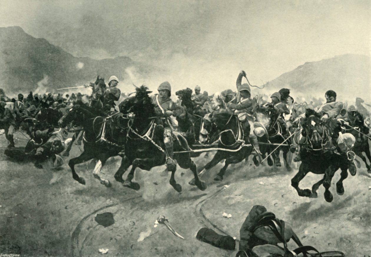 Maiwand - Rettung der Kanonen, 1901 von Unbekannt