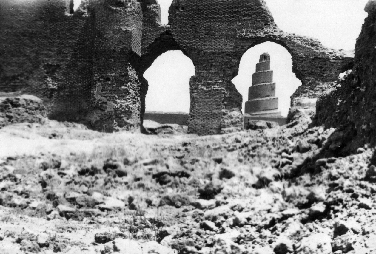 Malwiya-Turm, Mesopotamien, 1918 von Unbekannt