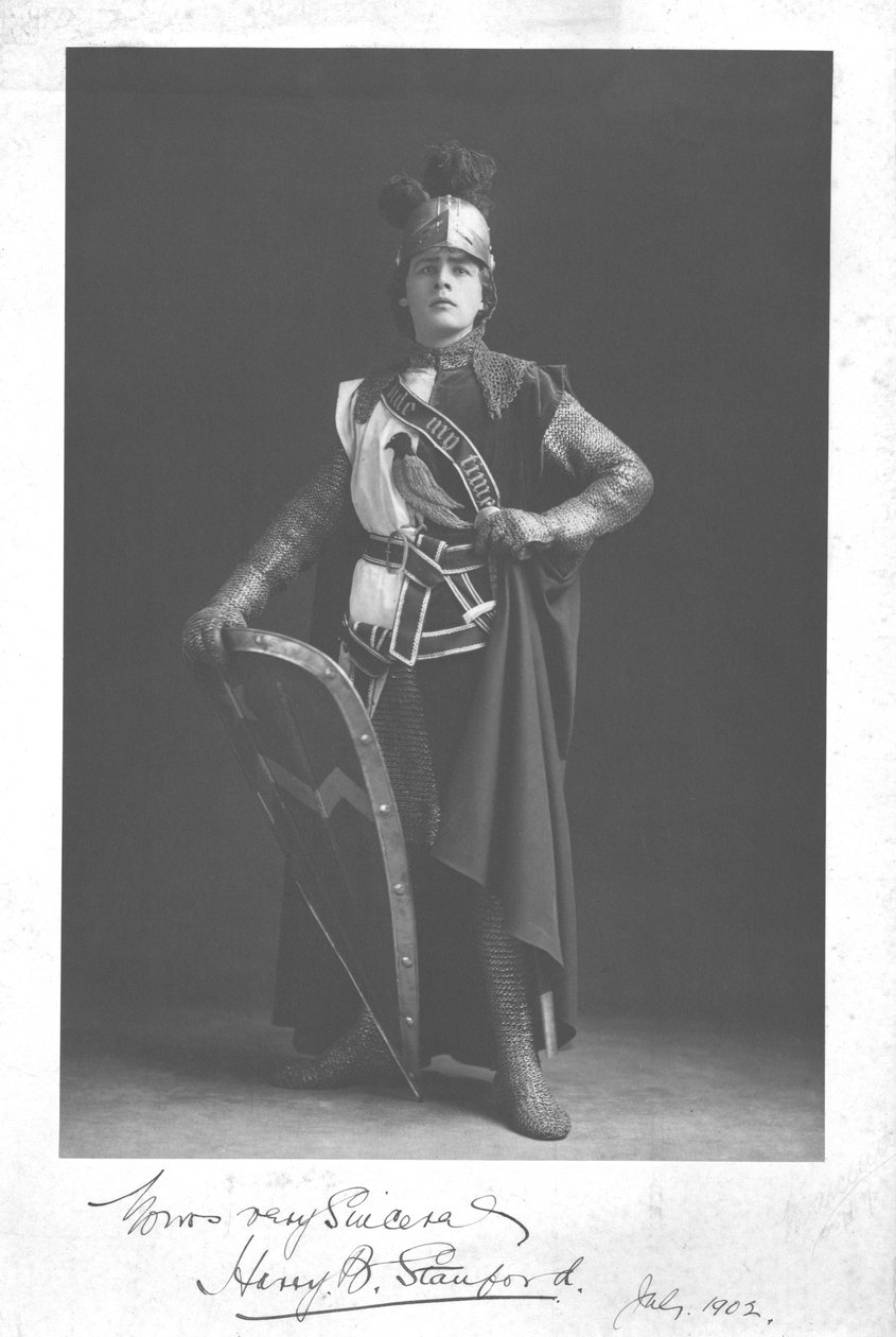 Mann in einer Rüstung, 1902 von Unbekannt