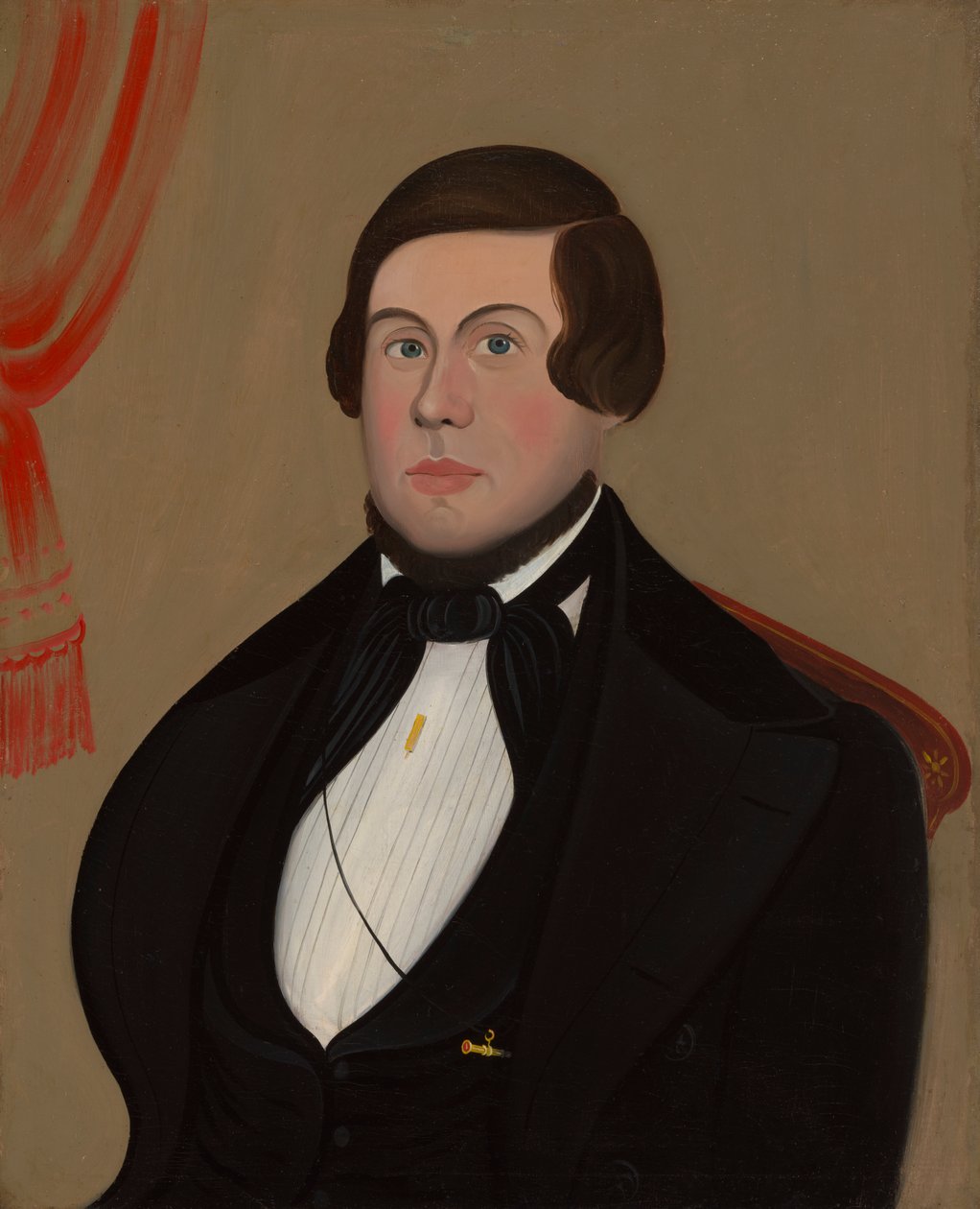 Mann mit goldenem Bleistift, um 1850 von Unbekannt