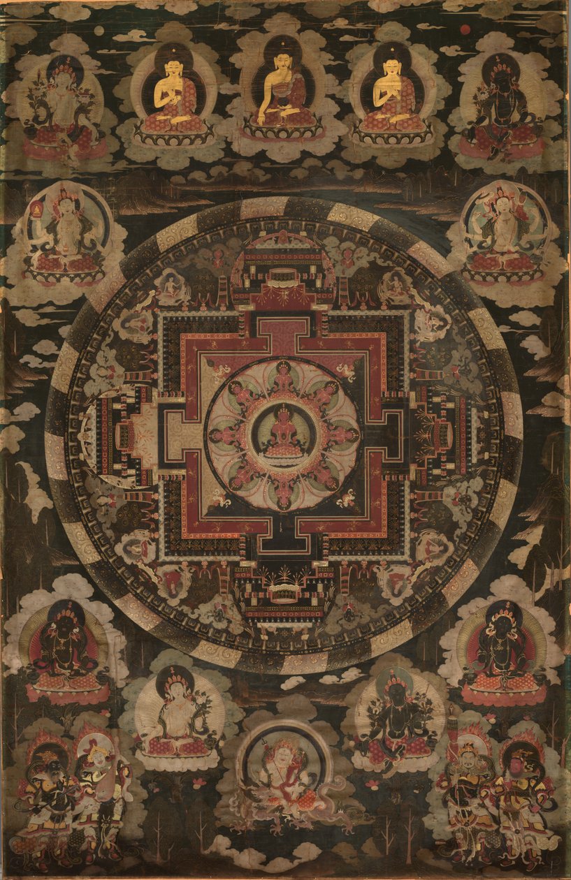 Mandala, frühes 18. Jahrhundert von Unbekannt