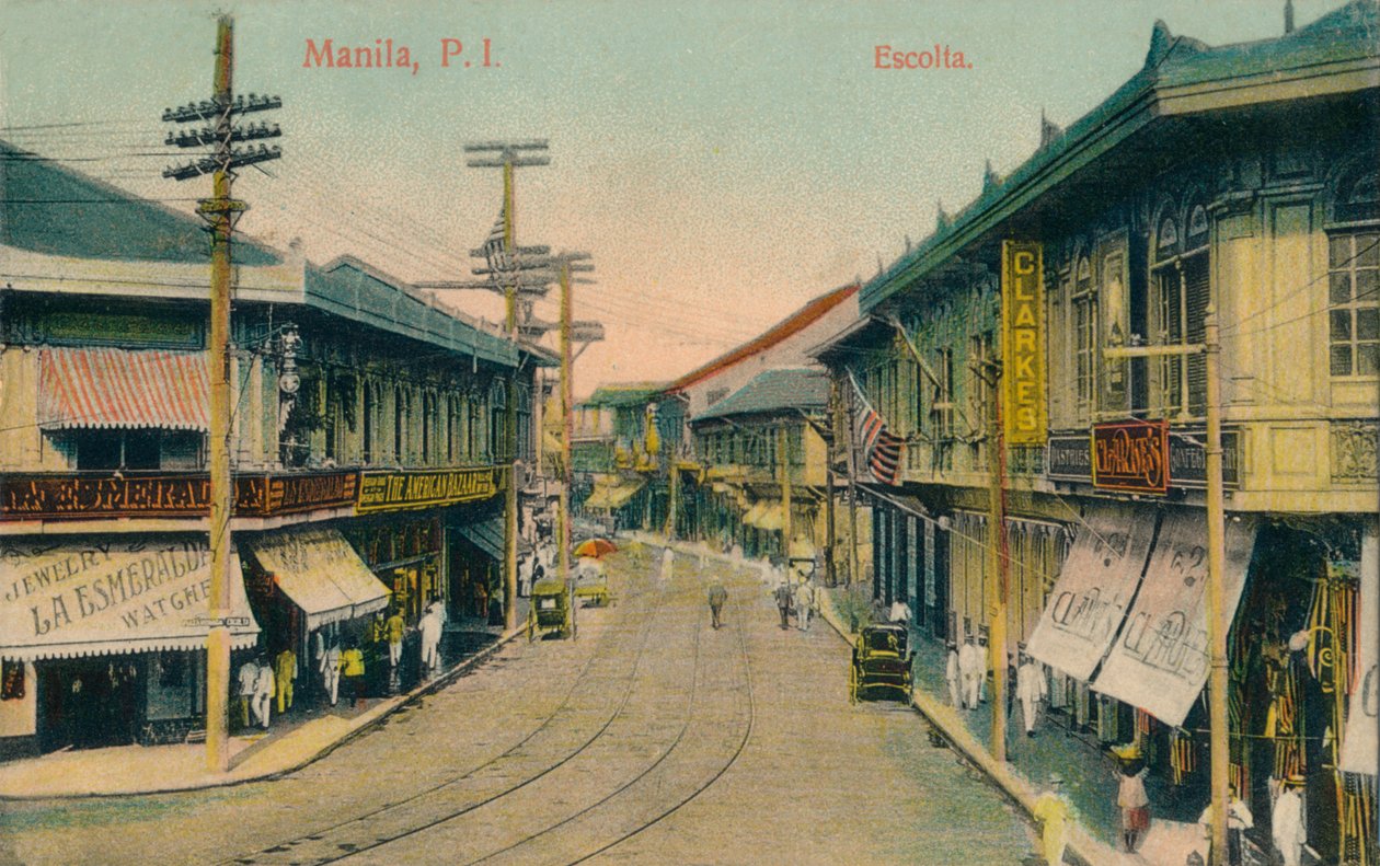 Manila, P.I. Escolta, ca. 1912 von Unbekannt