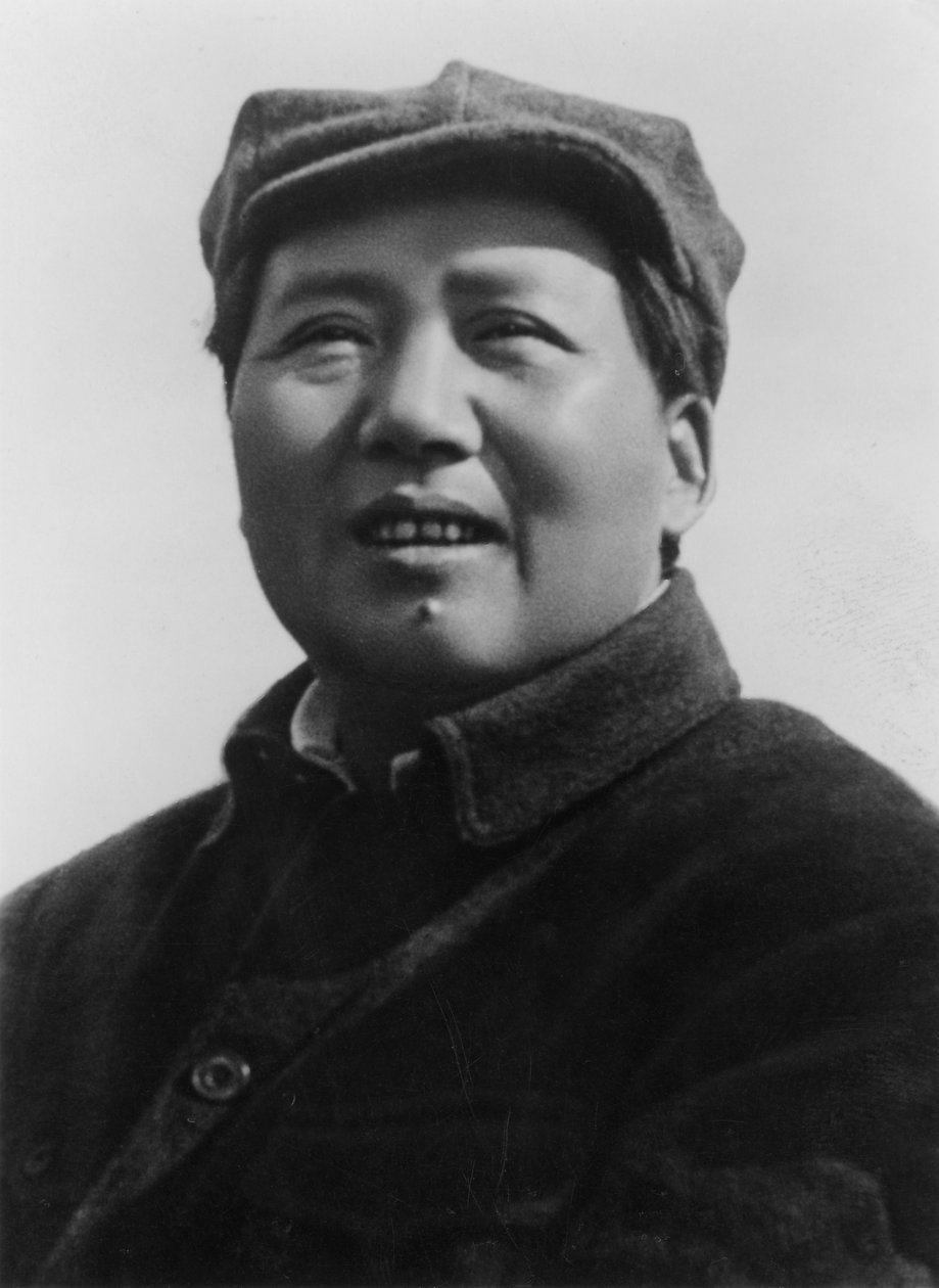 Mao Zedong, chinesischer kommunistischer Revolutionär und Führer von Unbekannt