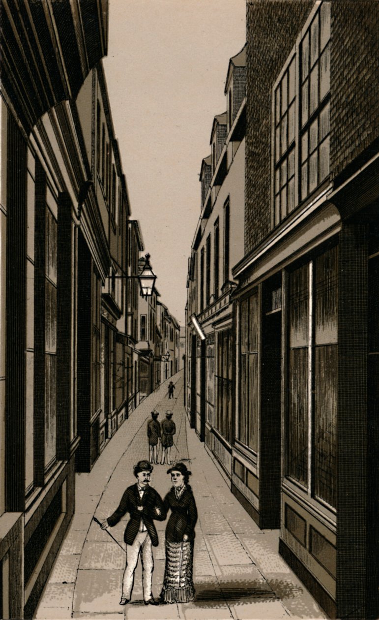 Marktstraße, um 1880 von Unbekannt