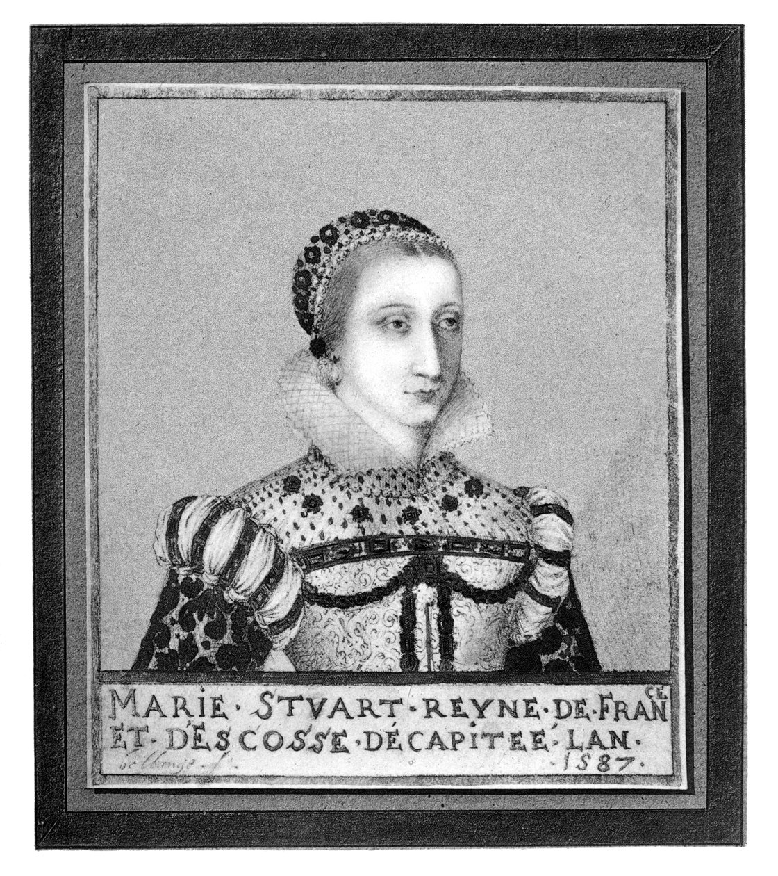 Maria Stuart, 1587, 1896 von Unbekannt