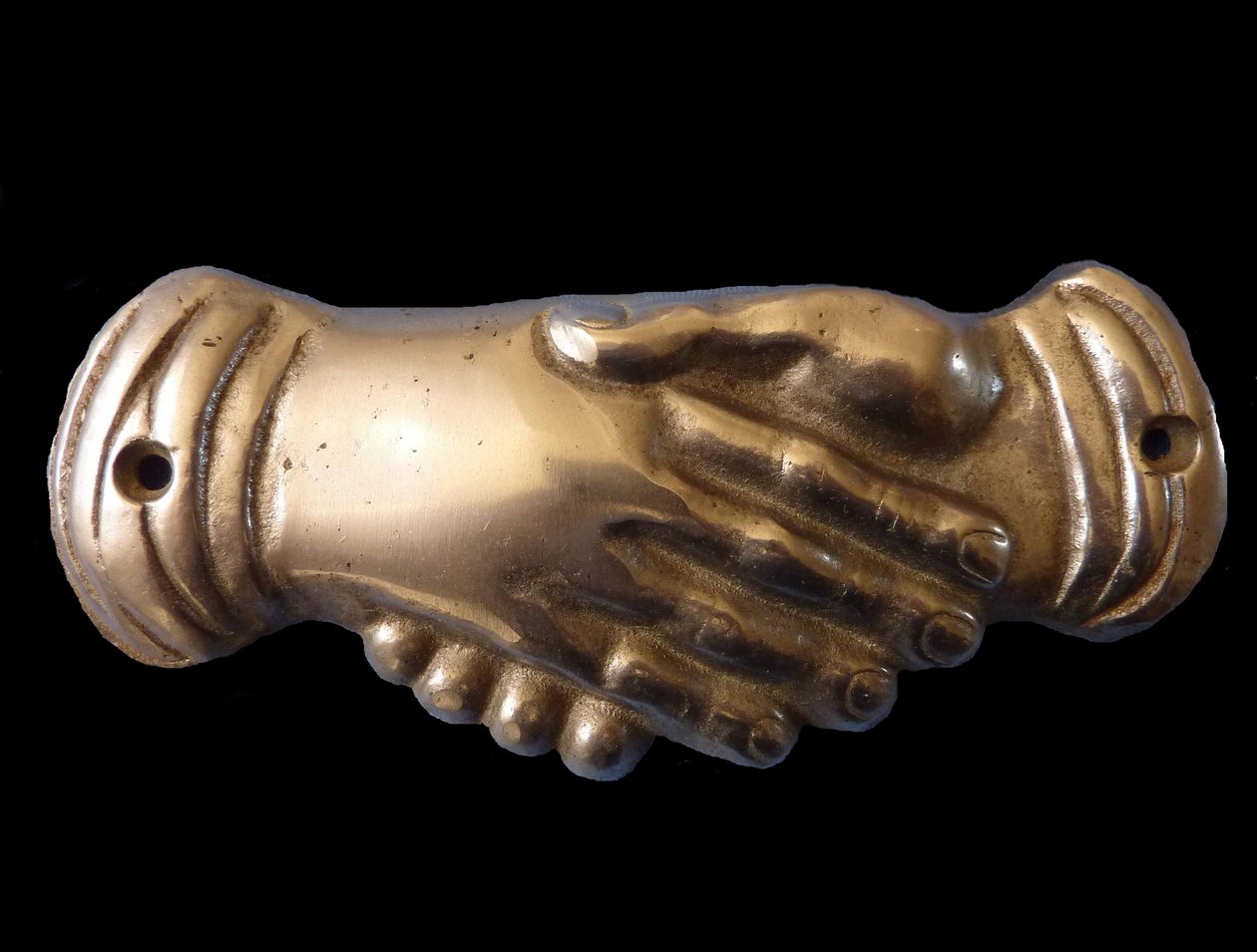 Freimaurer-Handschlag. Symbol, Ende des 19. Jahrhunderts von Unbekannt