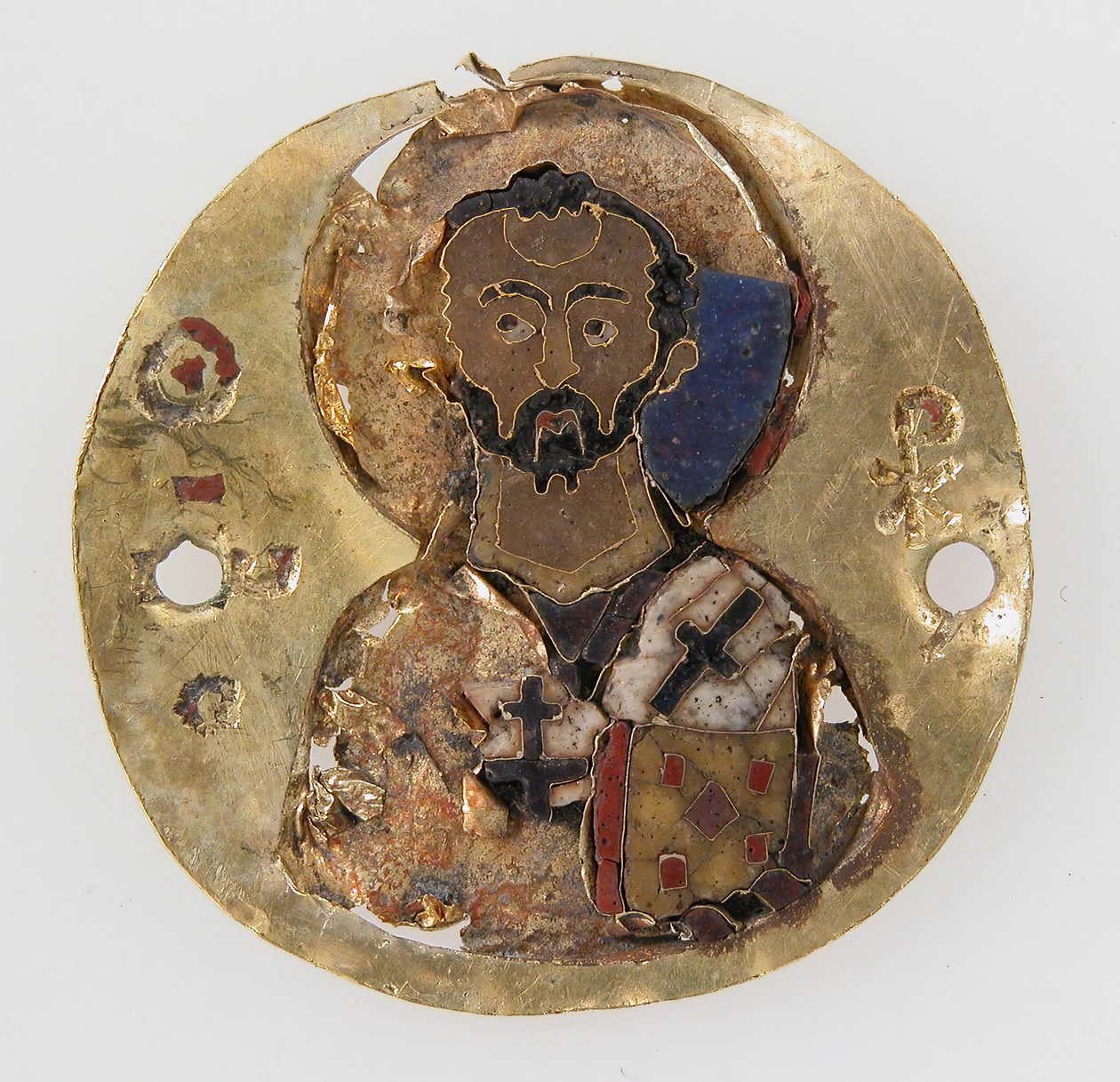 Medaille des Heiligen Johannes Chrysostomus, byzantinisch, 10.-11. Jahrhundert von Unbekannt